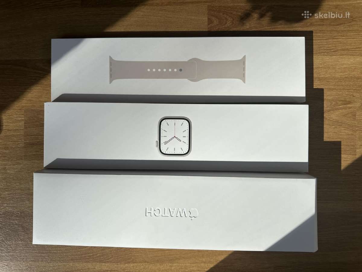 Apple Watch Series 7 (41 mm) laikrodis, Starlight