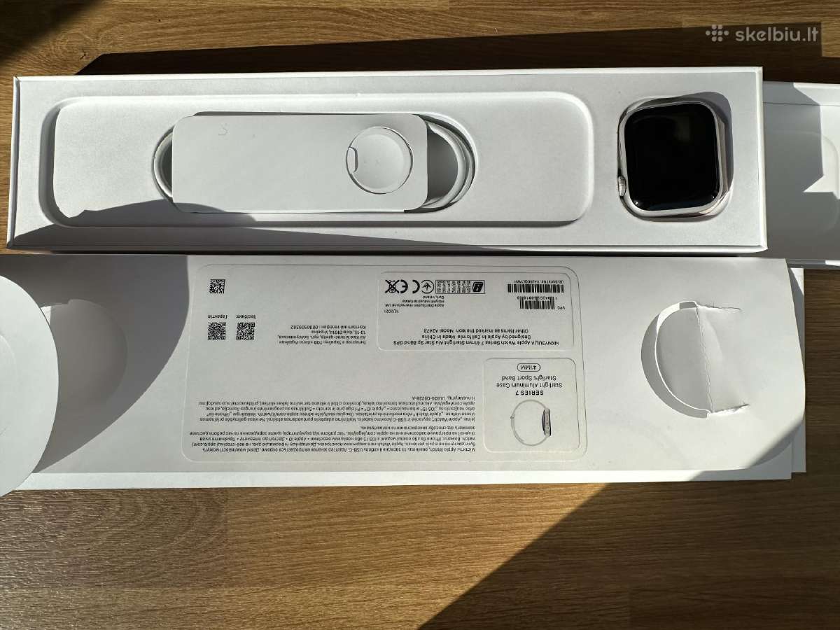 Apple Watch Series 7 (41 mm) laikrodis, Starlight - nuotraukos Nr. 3