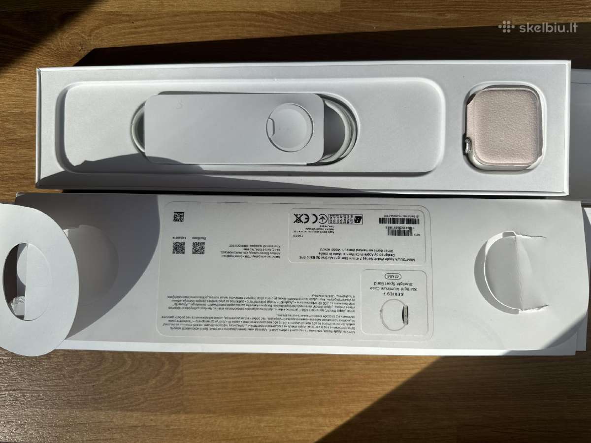 Apple Watch Series 7 (41 mm) laikrodis, Starlight - nuotraukos Nr. 4