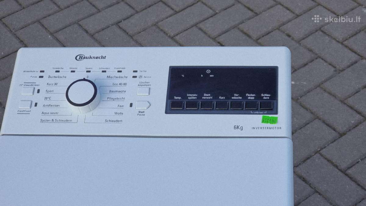 Nauja Bauknecht Wmt Super Eco 624a + garantija - nuotraukos Nr. 6