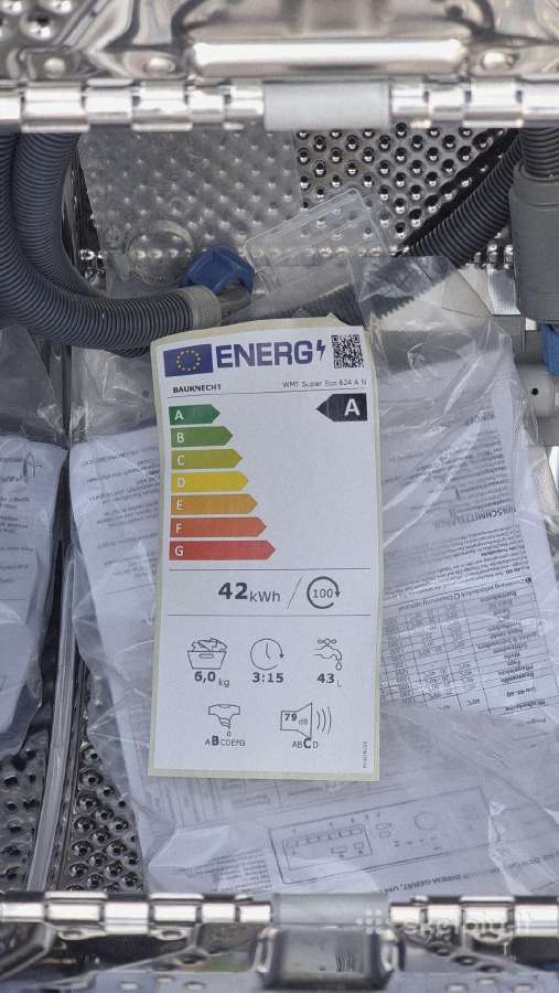 Nauja Bauknecht Wmt Super Eco 624a + garantija - nuotraukos Nr. 17
