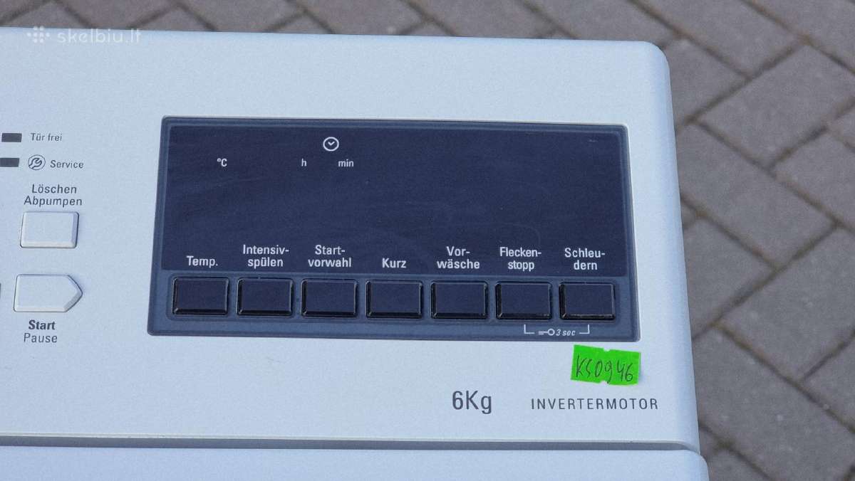 Nauja Bauknecht Wmt Super Eco 624a + garantija - nuotraukos Nr. 14