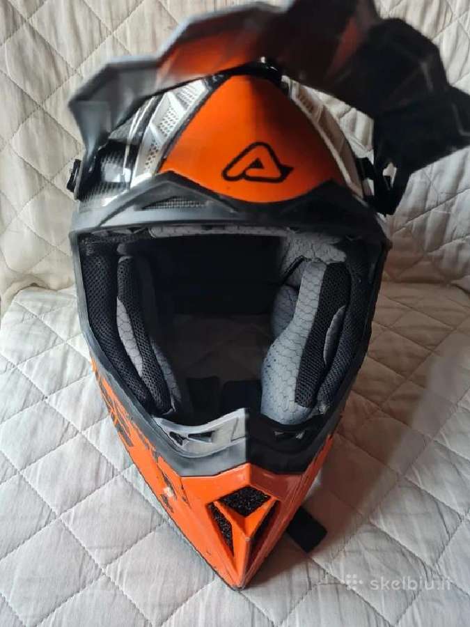 Md."acerbis Steel Carbon" šalmas. - nuotraukos Nr. 2