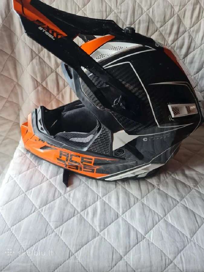 Md."acerbis Steel Carbon" šalmas. - nuotraukos Nr. 3