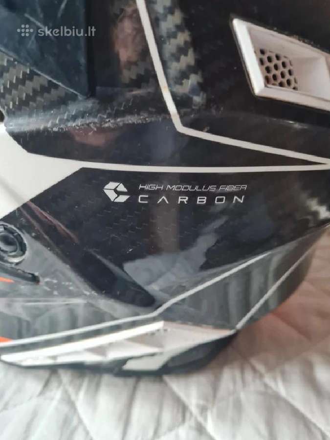 Md."acerbis Steel Carbon" šalmas. - nuotraukos Nr. 5