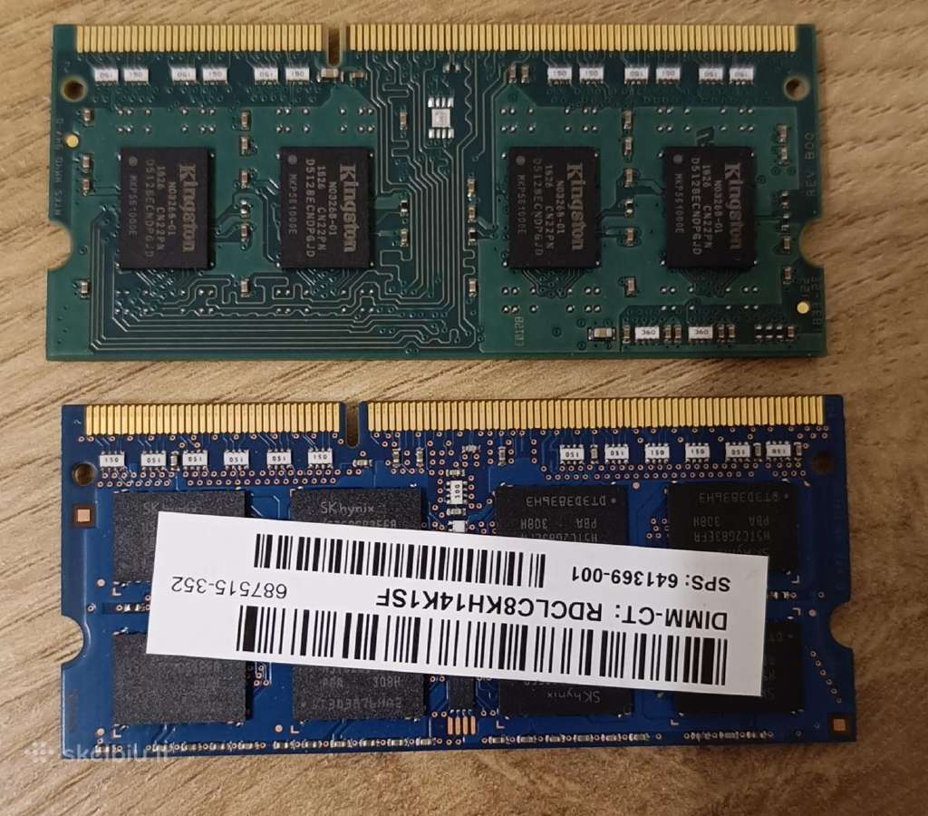 Sk Hynix Module: 4gb Ddr3l Pc3l-12800s Sodimm, 160 - nuotraukos Nr. 2