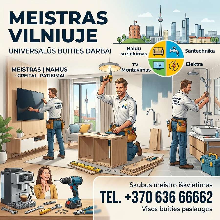 Meistras į namus - Мастер на дом - Handyman - nuotraukos Nr. 12