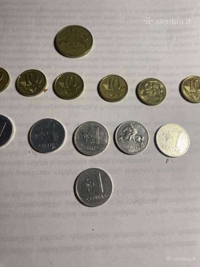 Parduodami 1 litas ir lietuviški centai - nuotraukos Nr. 11