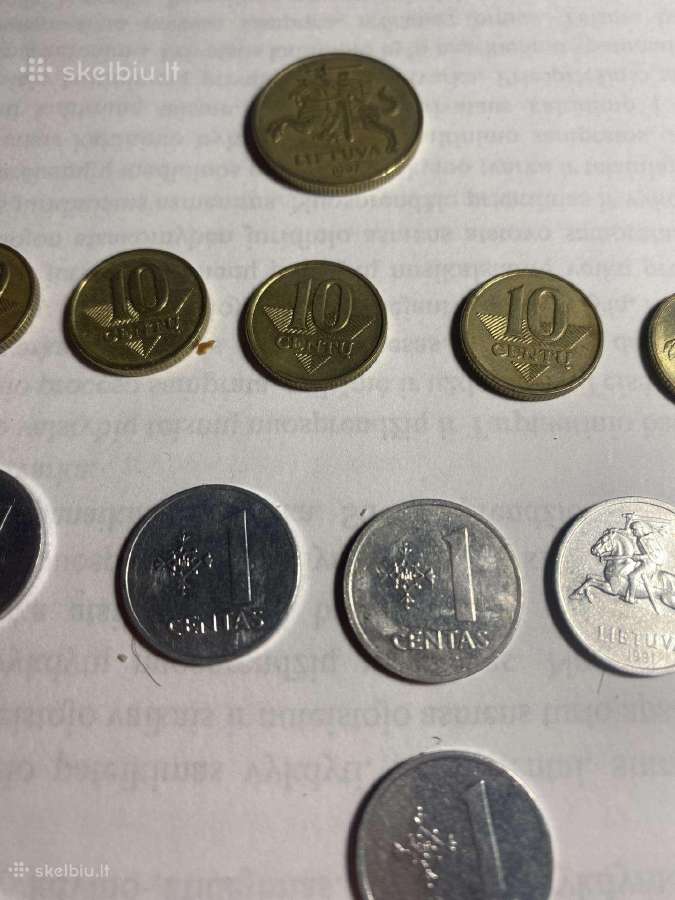 Parduodami 1 litas ir lietuviški centai - nuotraukos Nr. 12