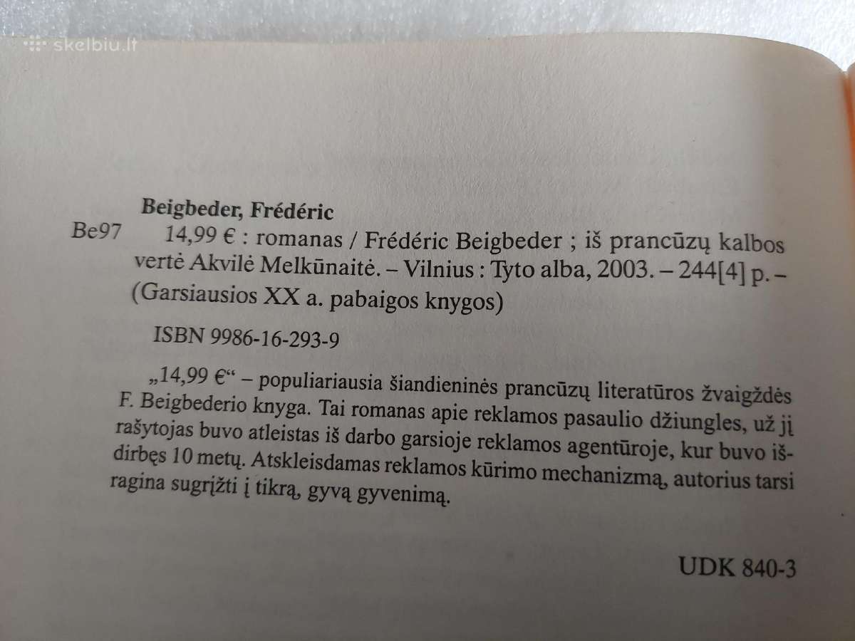 14.99 € - nuotraukos Nr. 3