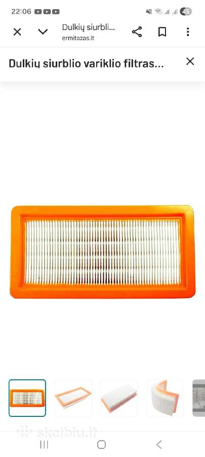 Filtras siurbliams Karcher DS