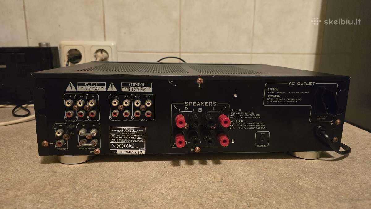 Pioneer A-402r Stiprintuvas - nuotraukos Nr. 2