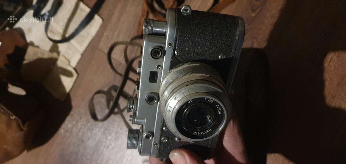 1958 m. sovietinis fotoaparatas „zorki-2c - nuotraukos Nr. 7
