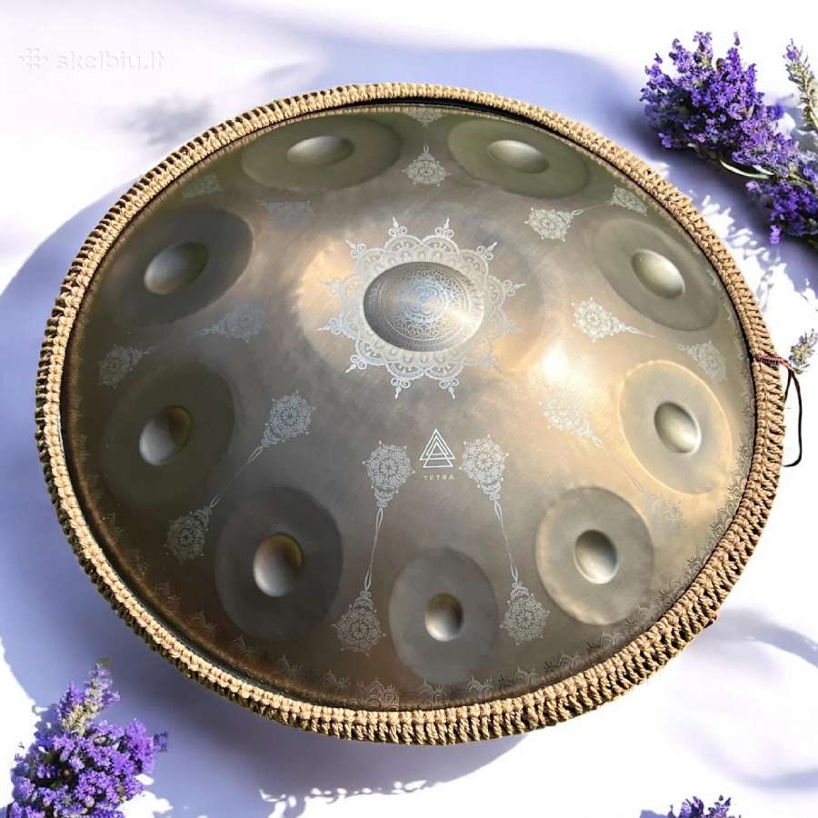 Tetra Handpan Hand Drum 55cm Stainless Steel Drum - nuotraukos Nr. 15