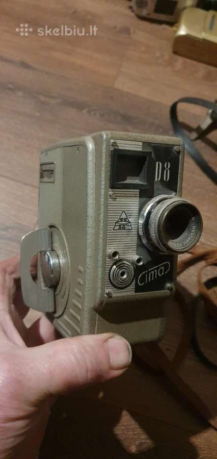 Antikvarinė kino kamera „Cima D8“ (8 mm) - nuotraukos Nr. 9