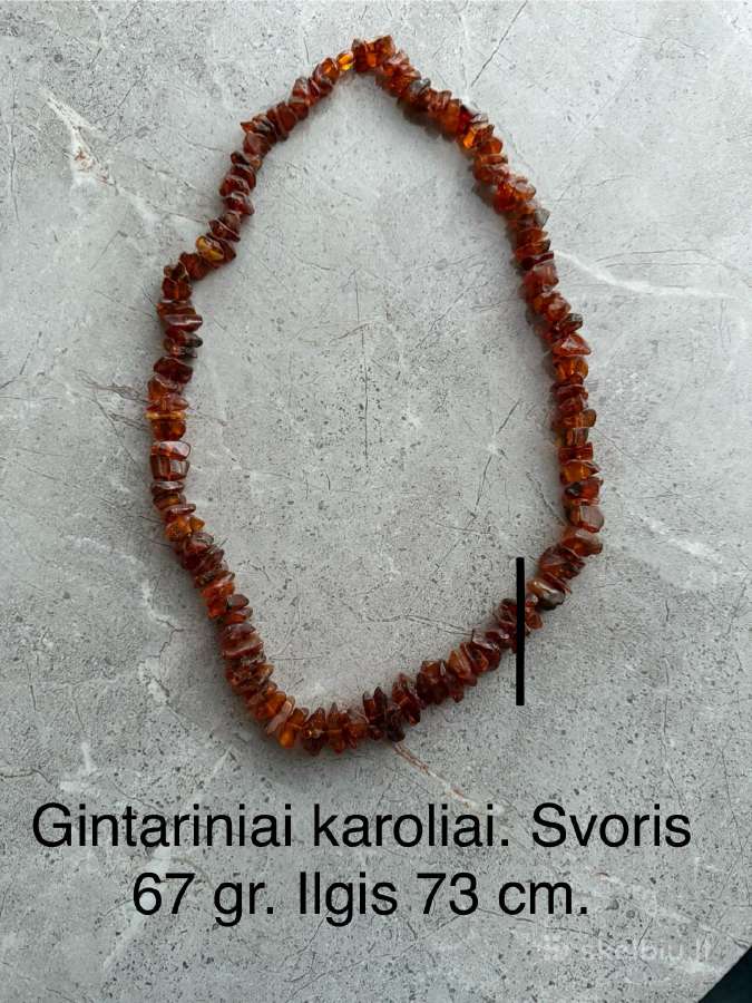 Parduodu gintarinius karolius - nuotraukos Nr. 2