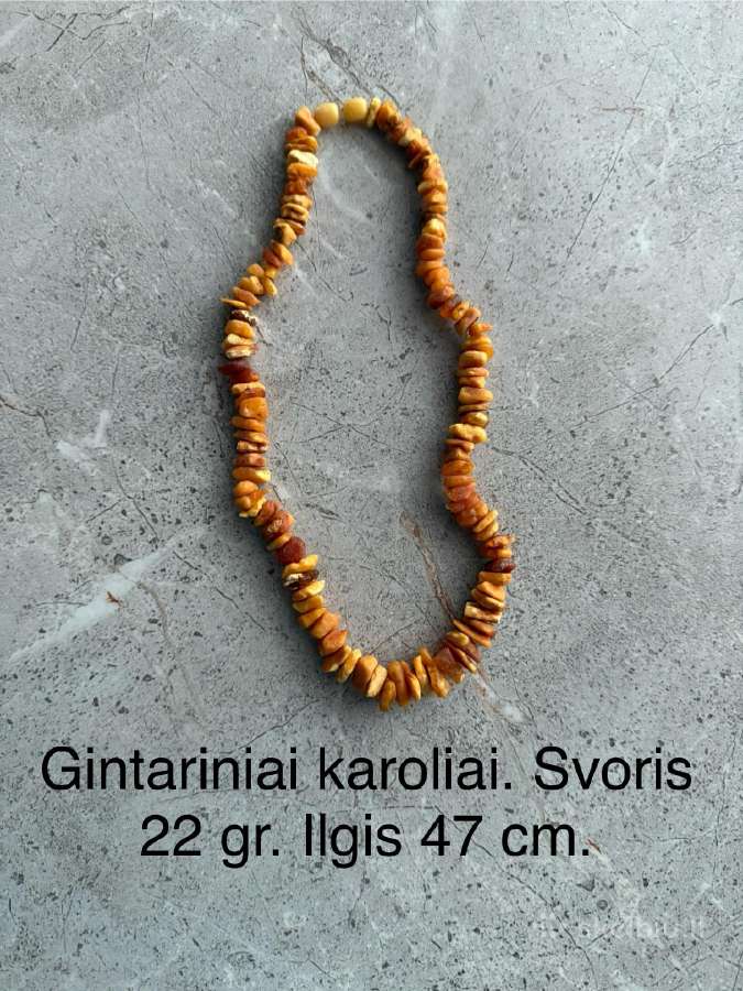 Parduodu gintarinius karolius - nuotraukos Nr. 4