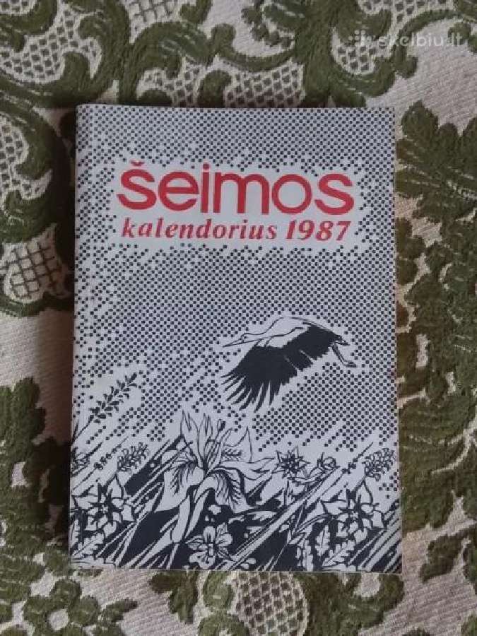 Šeimos kalendorius 1982,86,87,1979mm - nuotraukos Nr. 2