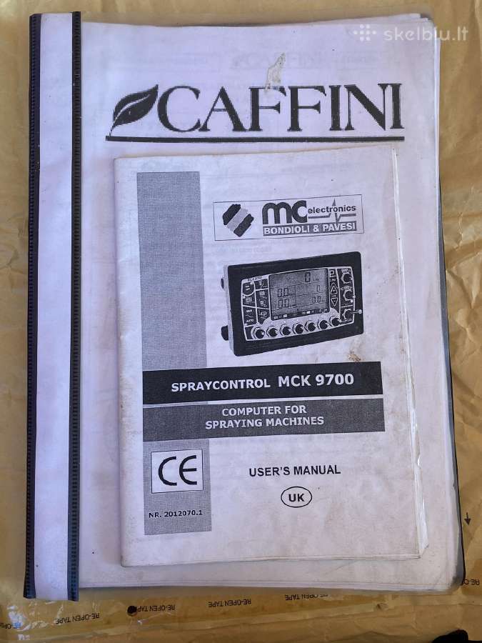 Purkštuvas Caffini starter 2800 - nuotraukos Nr. 18