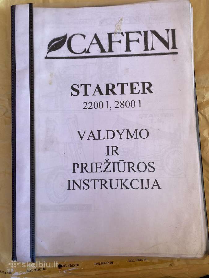 Purkštuvas Caffini starter 2800 - nuotraukos Nr. 16