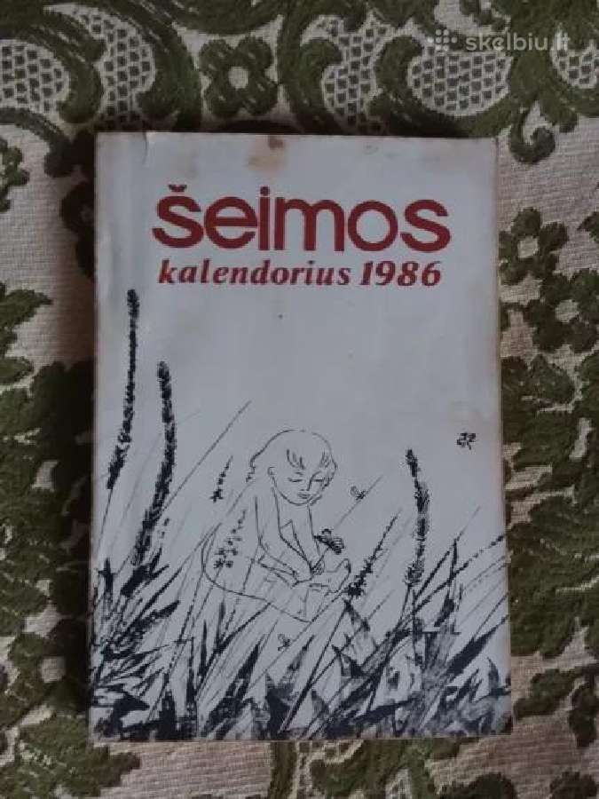 Šeimos kalendorius 1982,86,87,1979mm - nuotraukos Nr. 4