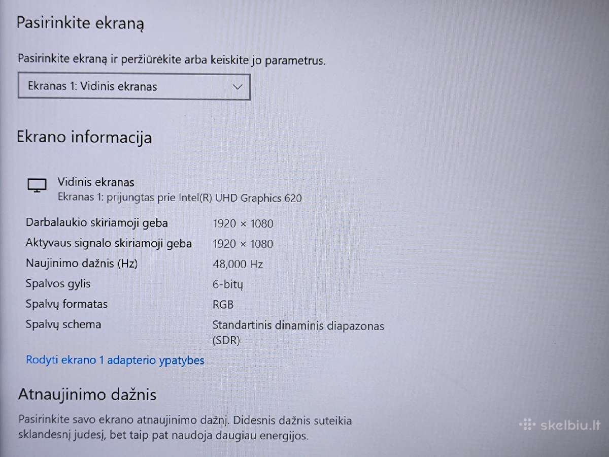 Lenovo Thinkpad L490 Intel i5-8265u - nuotraukos Nr. 7
