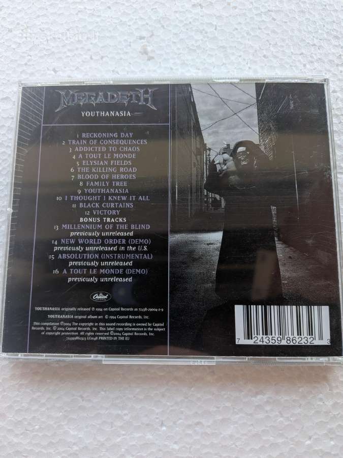 Megadeth - Youthanasia (CD, Album, Re, Rm, Rp) - nuotraukos Nr. 2