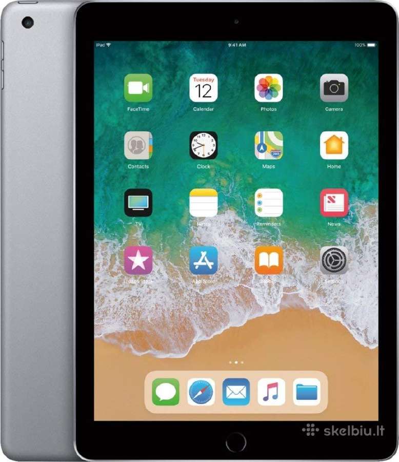 Naudotas apple iPad 5 generation 32gb. Tik 105 eur