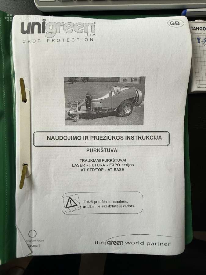 Serbentų, šilauogių purkštuvas su aukščio reg. - nuotraukos Nr. 18
