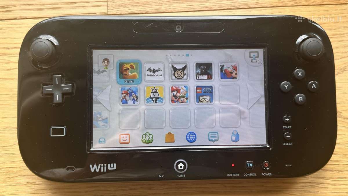Su Garantija Nintendo Wii U 750gb atrištas su žaid - nuotraukos Nr. 7