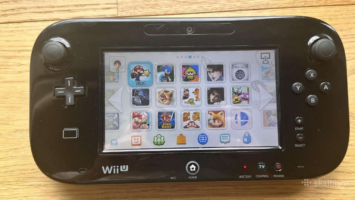 Su Garantija Nintendo Wii U 750gb atrištas su žaid - nuotraukos Nr. 5