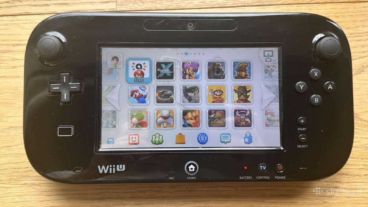 Su Garantija Nintendo Wii U 750gb atrištas su žaid - nuotraukos Nr. 6