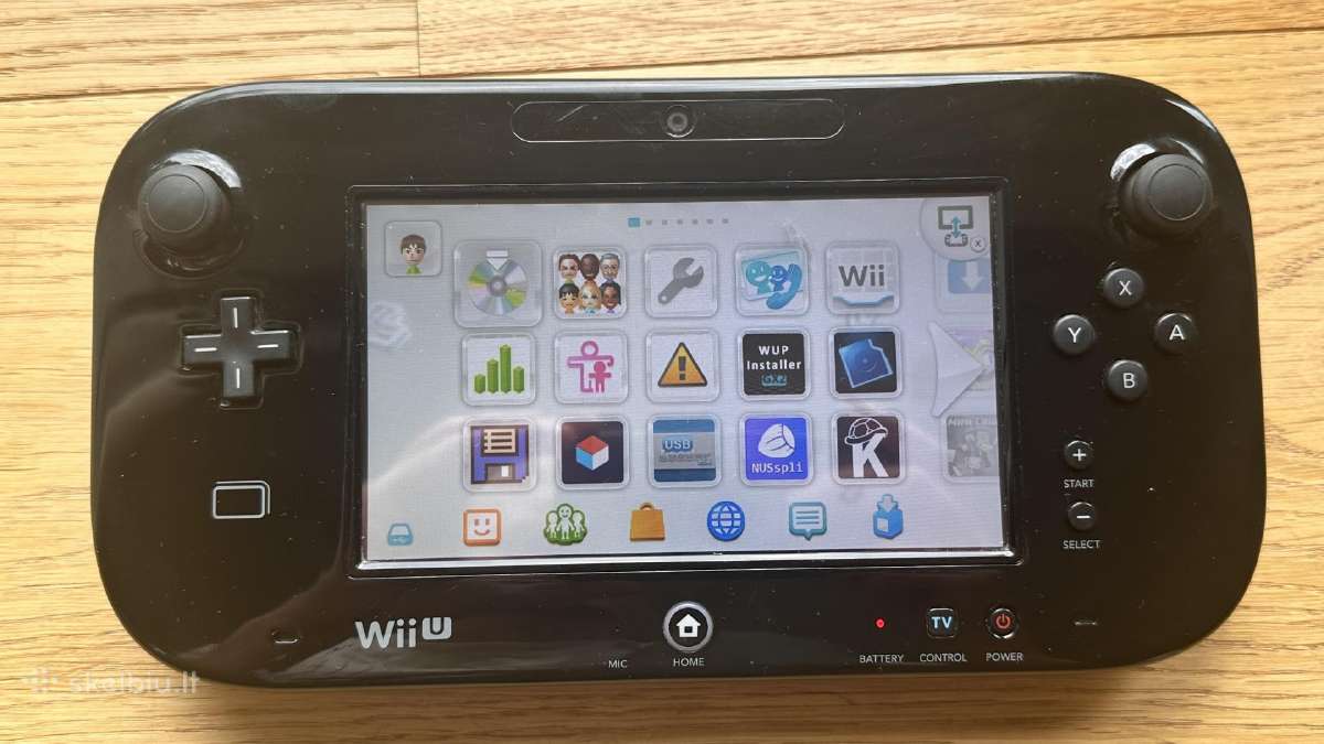 Su Garantija Nintendo Wii U 750gb atrištas su žaid - nuotraukos Nr. 2