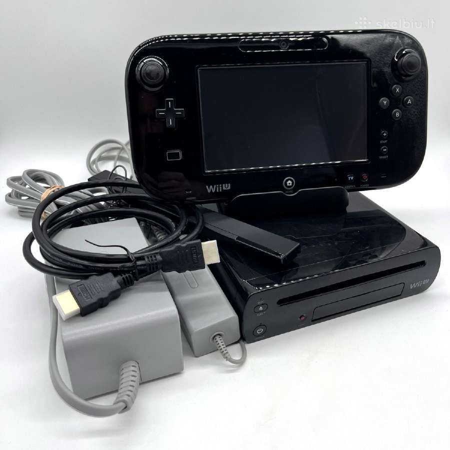 Su Garantija Nintendo Wii U 750gb atrištas su žaid