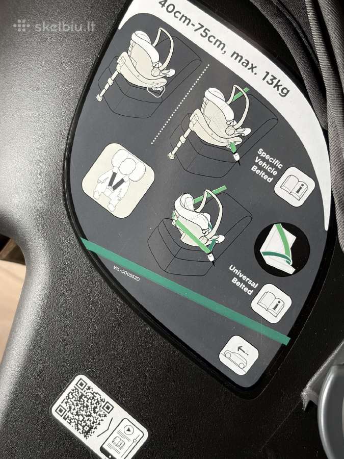 Automobilinė kėdutė Joie I-snug 2 iki 13 kg - nuotraukos Nr. 5