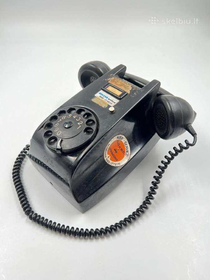 Senovinis, pakabinamas telefono aparatas - nuotraukos Nr. 6