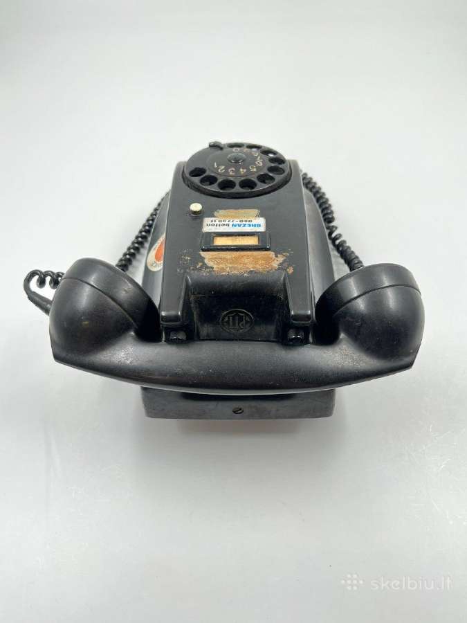 Senovinis, pakabinamas telefono aparatas - nuotraukos Nr. 7