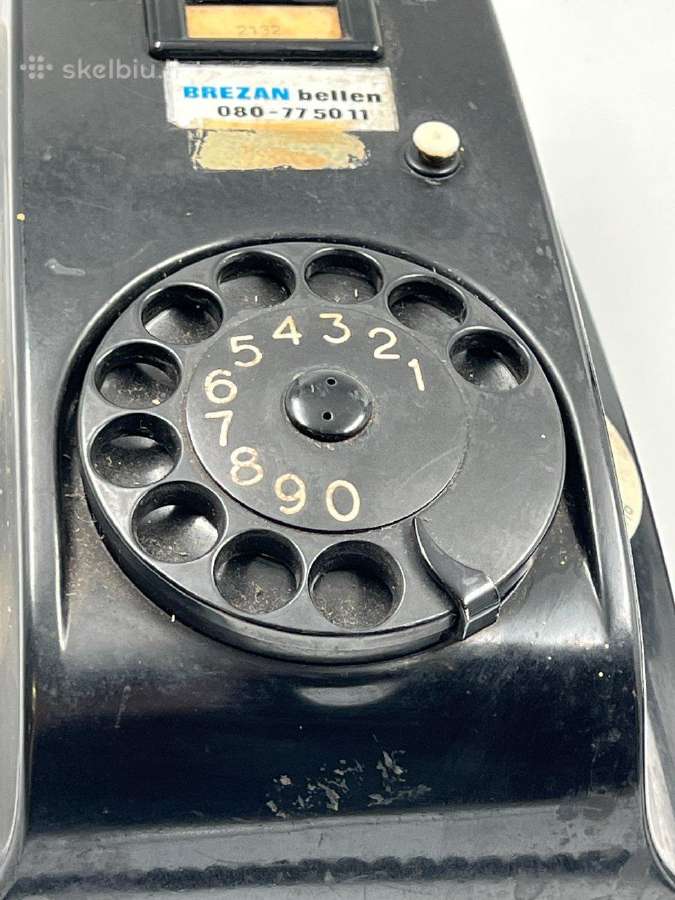 Senovinis, pakabinamas telefono aparatas - nuotraukos Nr. 8