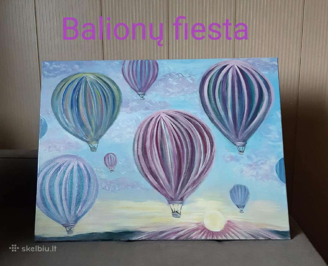 Paveikslas" Balionų fiesta" 80x60