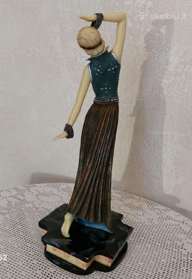 Art Deco stiliaus šokėjos figūrėlė - nuotraukos Nr. 4