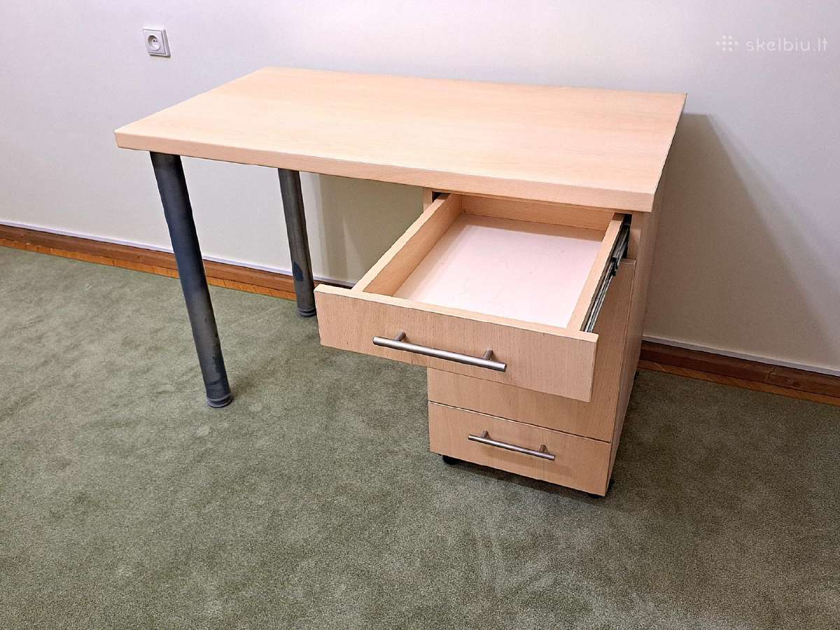 Rašomas stalas ant ratukų - nuotraukos Nr. 12
