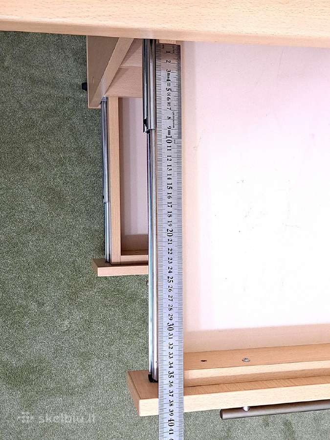 Rašomas stalas ant ratukų - nuotraukos Nr. 16