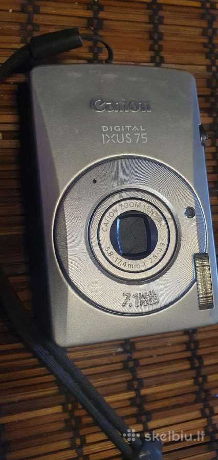 Canon digital ixus 75 (Muilinė)