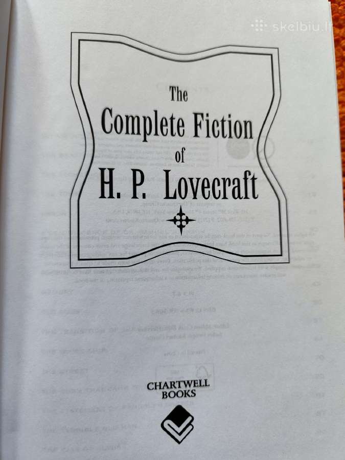 H.p.lovecraft „The Complete Fiction of H.p. Lovecr - nuotraukos Nr. 2