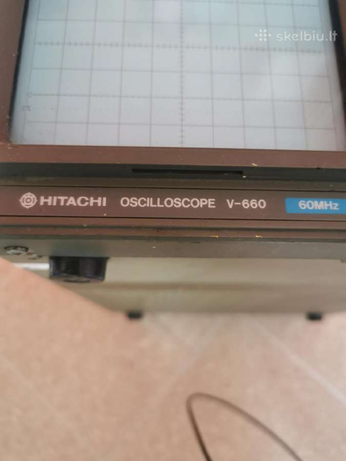 Hitachi oscilloscope V-660 60mhz - nuotraukos Nr. 2