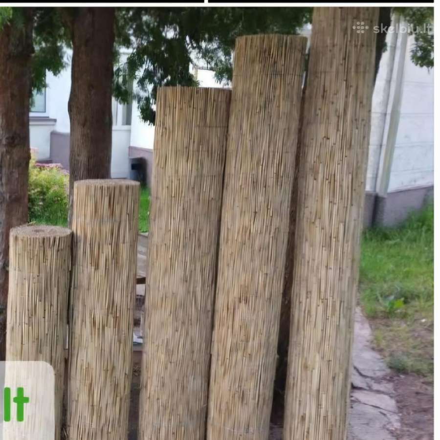 Nendrinė tvora sodui, sodybai, namams - 3 Eur/kv.m