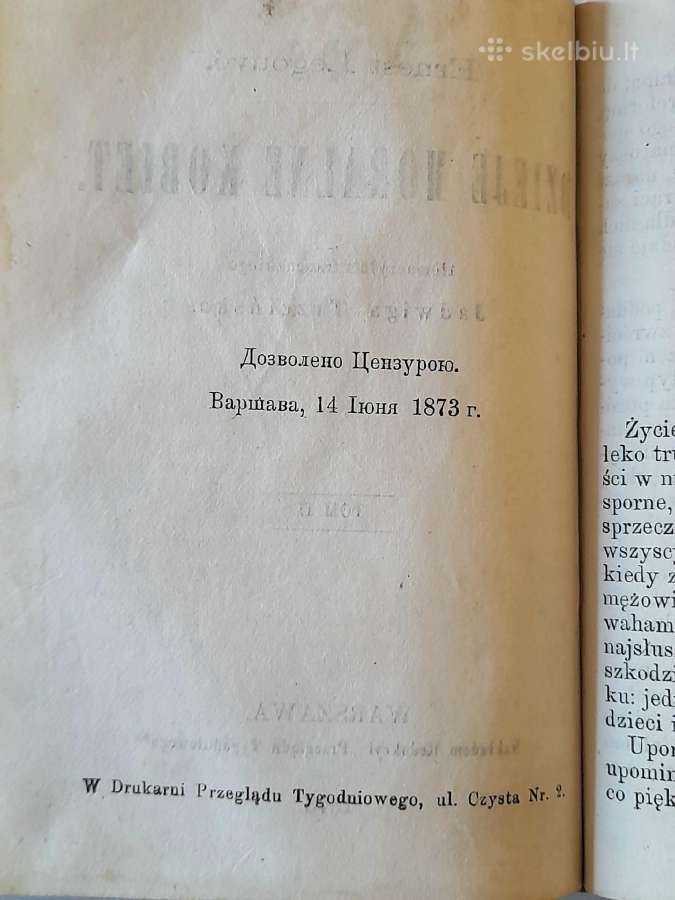 "Moterų moralės istorija" lenkų kalba 1873m - nuotraukos Nr. 6
