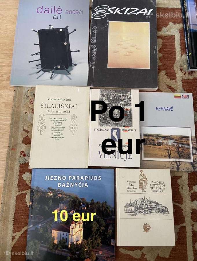 Įvairios senos knygos nuo 1 eur