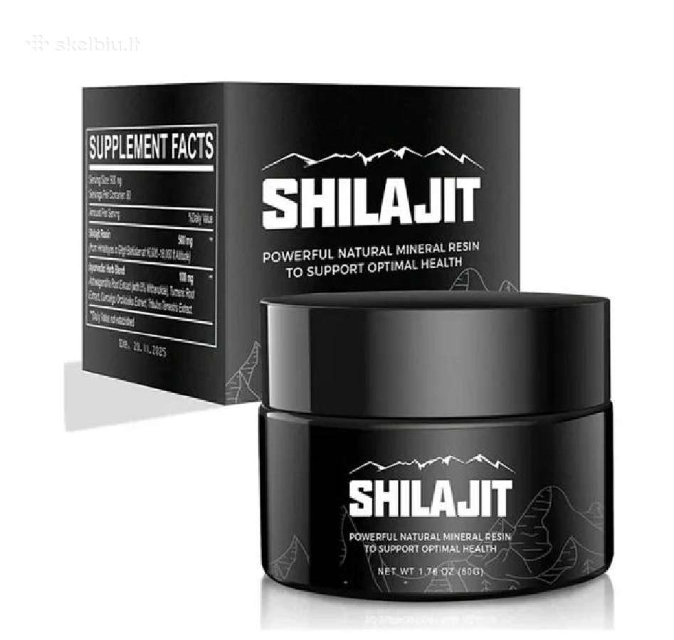 Himalajų Shilajit derva 30g