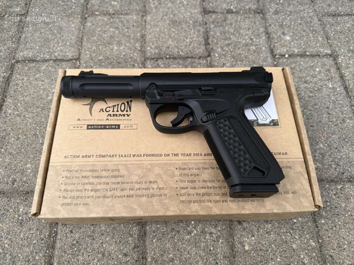 Airsoft pistoletas Aap-01 (Gbb, Green gas) - nuotraukos Nr. 5